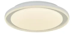Paul Neuhaus LED-Bad-Deckenleuchte, weiß mit Fernbedienung