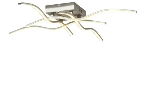 Paul Neuhaus LED-Deckenleuchte, 4-flammig, Nickel matt