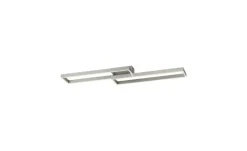 Paul Neuhaus LED-Deckenleuchte, 2-flammig, Nickel-matt