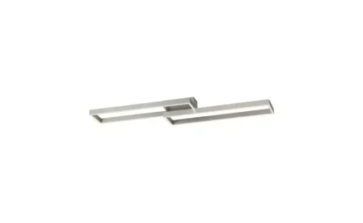 Paul Neuhaus LED-Deckenleuchte, 2-flammig, Nickel-matt