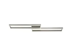 Paul Neuhaus LED-Deckenleuchte, 2-flammig, Nickel-matt