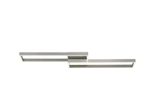 Paul Neuhaus LED-Deckenleuchte, 2-flammig, Nickel-matt