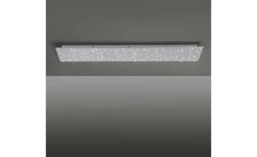Paul Neuhaus LED-Deckenleuchte, Nickel-matt, Sternenhimmel