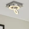 Paul Neuhaus LED-Deckenleuchte, 2-flammig, Kristall-optik