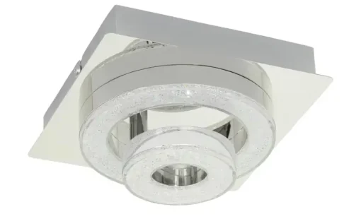 Paul Neuhaus LED-Deckenleuchte, 2-flammig, Kristall-optik