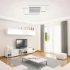 Paul Neuhaus LED-Deckenleuchte, Nickel-matt, mit Sternenhimmel