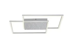 Paul Neuhaus LED-Deckenleuchte, Nickel-matt, mit Sternenhimmel