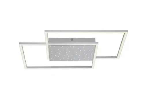 Paul Neuhaus LED-Deckenleuchte, Nickel-matt, mit Sternenhimmel