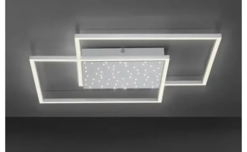Paul Neuhaus LED-Deckenleuchte, Nickel-matt, mit Sternenhimmel