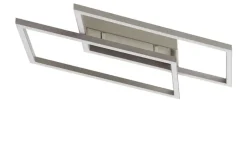 Paul Neuhaus LED-Deckenleuchte, 2-flammig, Nickel-matt