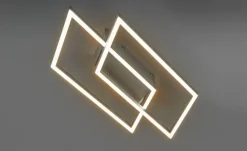 Paul Neuhaus LED-Deckenleuchte, 2-flammig, Nickel-matt
