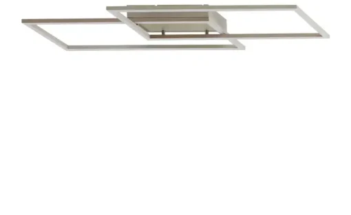 Paul Neuhaus LED-Deckenleuchte, 2-flammig, Nickel-matt