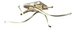 Paul Neuhaus LED-Deckenleuchte, 4-flammig, Arme geschwungen