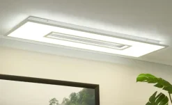 Paul Neuhaus LED-Deckenleuchte, 1-flammig, Weiß mit Backlight