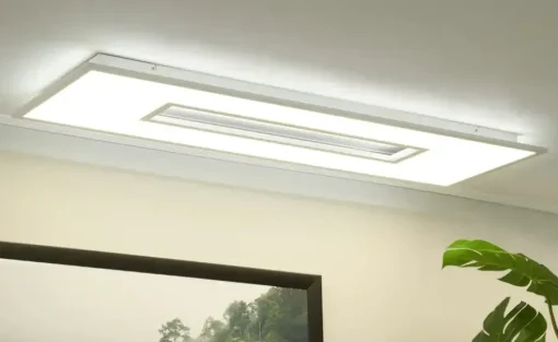 Paul Neuhaus LED-Deckenleuchte, 1-flammig, Weiß mit Backlight