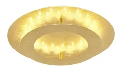 Paul Neuhaus LED-Deckenleuchte, blattgoldfarben