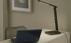 Paul Neuhaus LED-Schreibtischleuchte, braun | Braun, lackiert