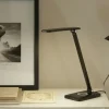 Paul Neuhaus LED-Schreibtischleuchte, Schwarz mit Ladefunktion