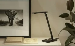 Paul Neuhaus LED-Schreibtischleuchte, Schwarz mit Ladefunktion