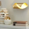 Paul Neuhaus LED-Wandleuchte, Blattgold-Optik | Höffner