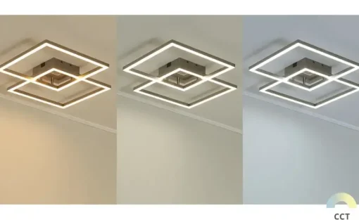 Paul Neuhaus Smart Home-Deckenleuchte, 2-flammig, Nickel matt