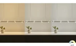 Paul Neuhaus Smart Home-Pendelleuchte, 8-flammig, Nickel matt