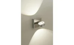 Paul Neuhaus Smart Home-Wandleuchte, 2-flammig, Nickel matt