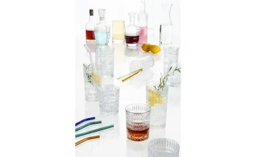 Peill+Putzler Glas-Trinkhalm-Set | transparent, gerade