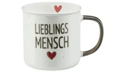Peill+Putzler Kaffeebecher Lieblingsmensch | Weiß, Goldfarben