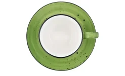 Peill+Putzler Kaffeeuntertasse Genua | Grün, Weiß, Kaffeeuntertasse