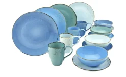 Peill+Putzler Kombiservice Amalfi | Blau, mehrfarbig
