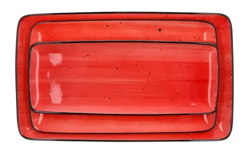 Peill+Putzler Platte L Genua | Rot, Weiß, Platte L