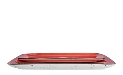 Peill+Putzler Platte L Genua | Rot, Weiß, Platte L