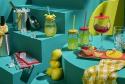 Peill+Putzler Platte S Genua | Rot, Weiß, Platte S