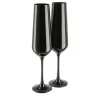 Peill+Putzler Sektkelch 200 ml, 2er Set Las Vegas | Schwarz, Sektkelch 200 ml