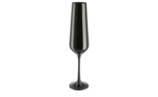 Peill+Putzler Sektkelch 200 ml, 2er Set Las Vegas | Schwarz, Sektkelch 200 ml