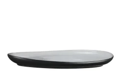 Peill+Putzler Servierplatte Como | Schwarz, matt, Grau, 31 cm