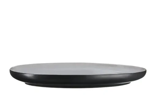 Peill+Putzler Servierplatte Como | Schwarz, matt, Grau, 30 cm