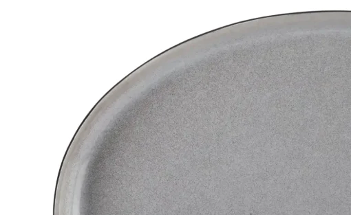 Peill+Putzler Servierplatte Como | Schwarz, matt, Grau, 25,2 cm