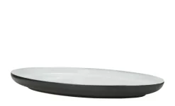 Peill+Putzler Servierplatte Como | Schwarz, matt, Grün, 25,2 cm