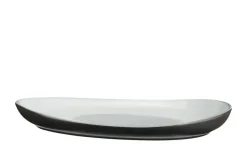 Peill+Putzler Servierplatte Como | Schwarz, matt, Grün, 25,7 cm