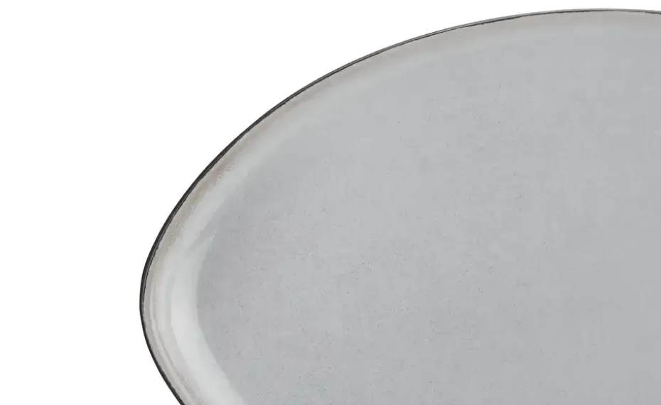 Peill+Putzler Servierplatte Como | Schwarz, matt, Grau, 25,7 cm