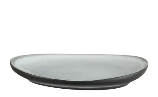 Peill+Putzler Servierplatte Como | Schwarz, matt, Grün, 12,4 cm