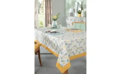 PEYER SYNTEX Tischdecke Matera | 140 cm, Aquablau