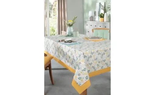 PEYER SYNTEX Tischdecke Matera | 140 cm, Aquablau