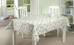 PEYER SYNTEX Tischdecke Matera | 140 cm, Aquablau