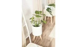 Pflanzgefäß | Weiß, Marmoroptik | Möbel Höffner