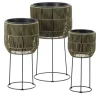 Pflanztopf auf Metallständer, 3er Set | Möbel Höffner