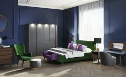 Playboy Boxspringbett Audrey | 140 cm, Petrol, Grün