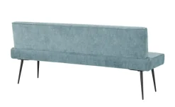 Polsterbank 4402 | Hellblau, 166 cm | Möbel Höffner